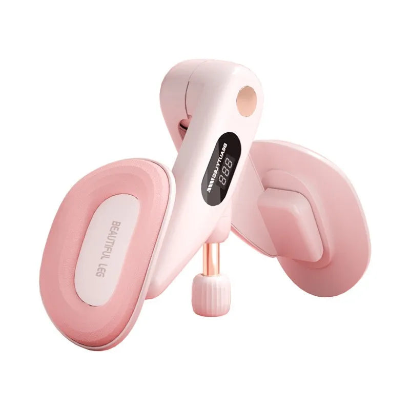 Electronic counting pelvic floor muscle trainer device in grey ABS and foam construction