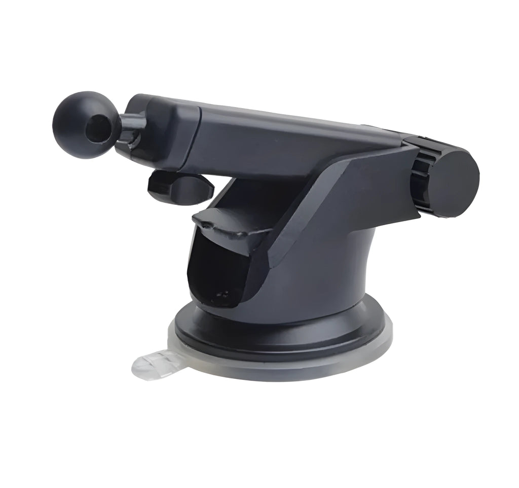 Universal car navigation bracket with telescopic adjustable rod made from ABS plastic for dashboard phone mounting