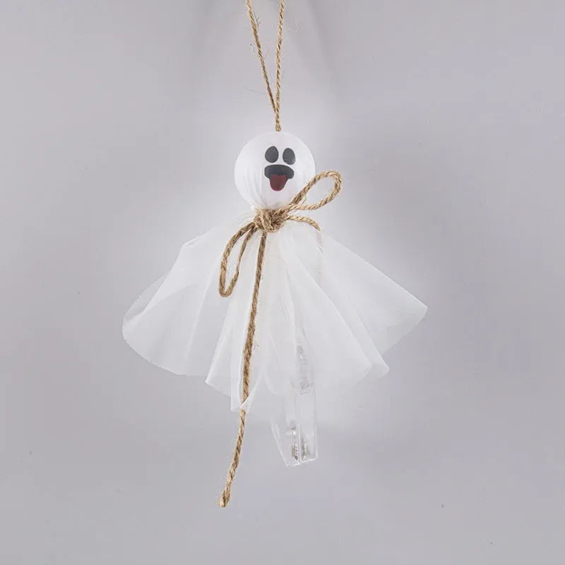 Halloween ghost LED lighting chain with colourful lights for venue decoration