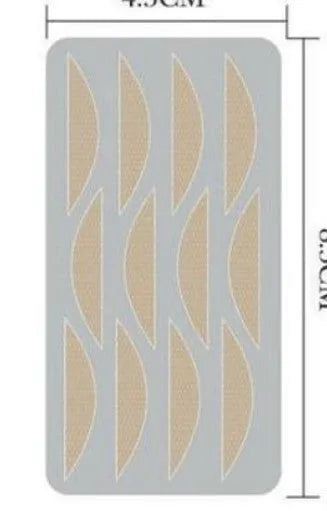 No Glue Eyelid Sticker in three sizes S M L made from non-woven fabric for adhesive-free eyelid support