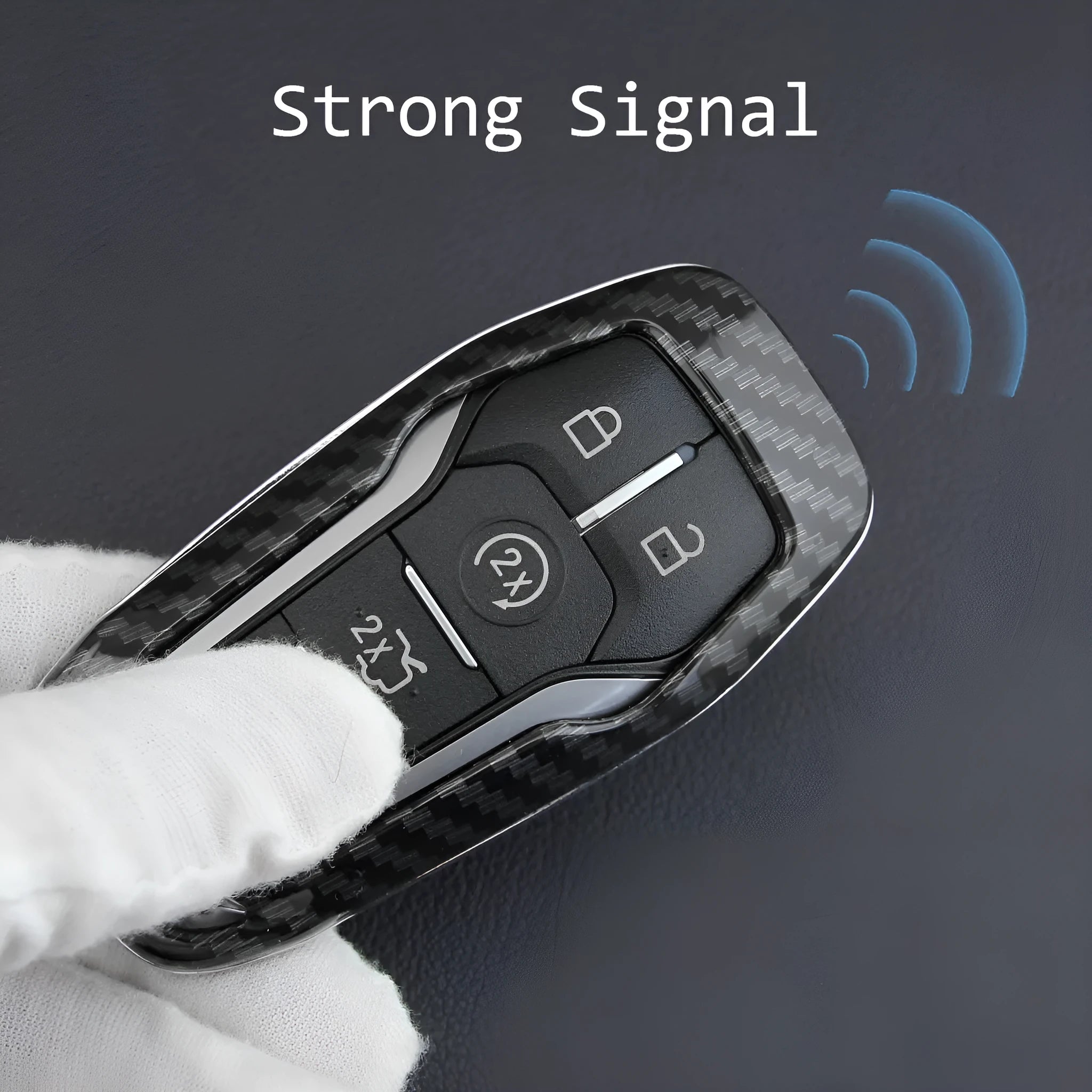 Plastic remote control protective shell for car keys shown in single shell colour.