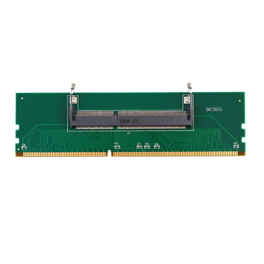 DDR4 laptop to desktop memory adapter card converting SO-DIMM to DIMM with ESD protection