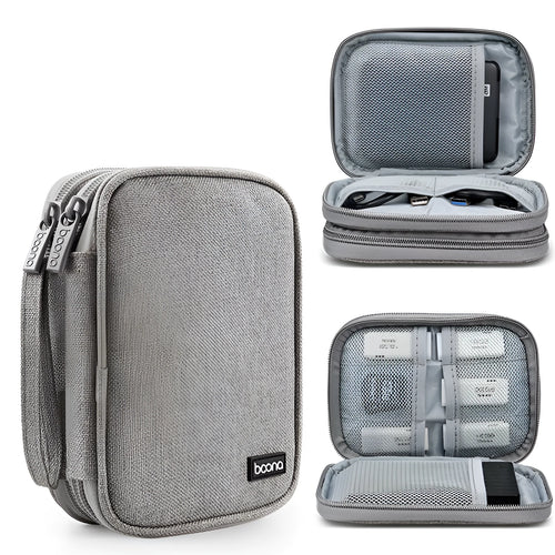 Oxford cloth 2.5-inch mobile hard disk protective cover in grey and black colour options