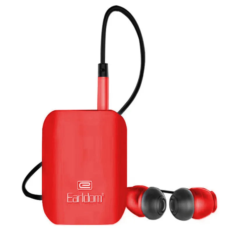 Bluetooth lavalier headset audio receiver with 10-metre wireless range and hands-free calling capability