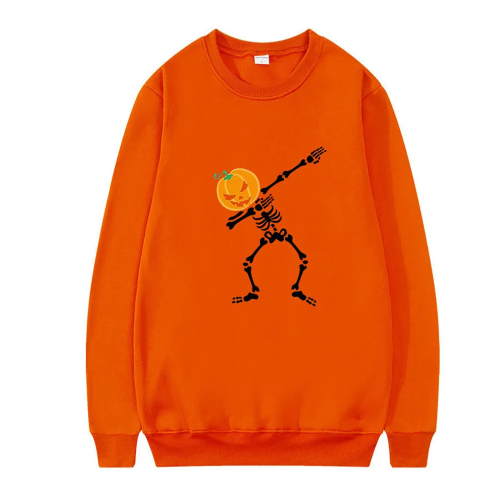Women's printed cotton crew neck long sleeve top in multiple colours for autumn winter wear