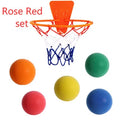 Silent PU foam training basketball in assorted colours showing smooth texture and basketball sizing