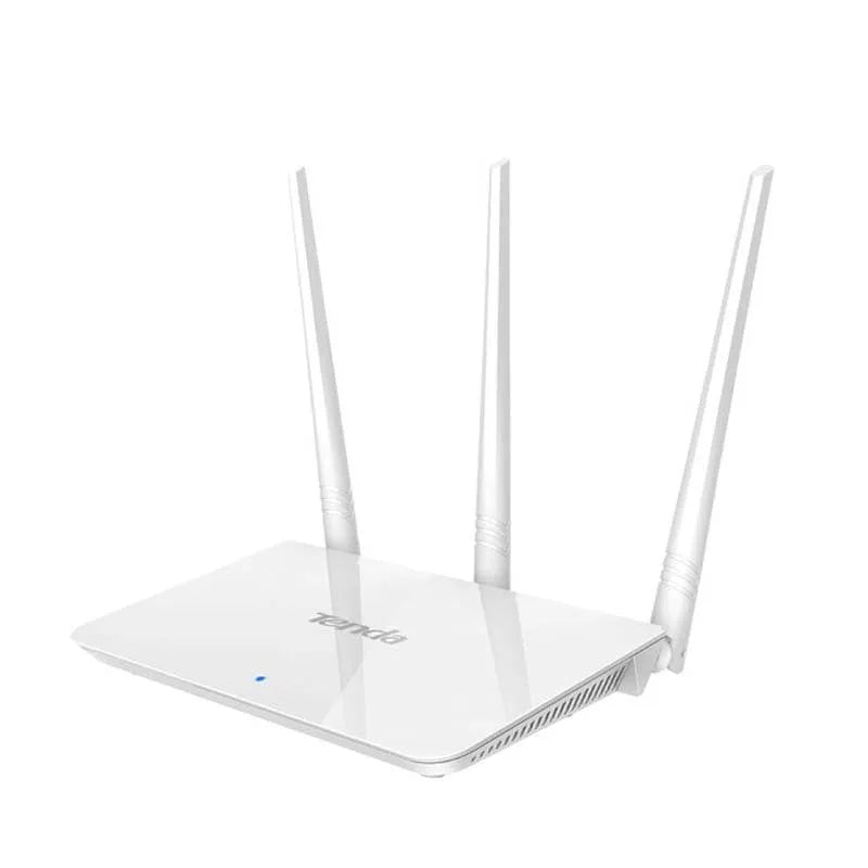 White US style dual-band wireless router with 2.4G and 5G frequency support for broadband connectivity