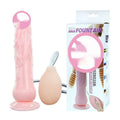 Flesh-coloured suction cup female toy with 200mm length and realistic appearance