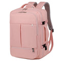 Waterproof oxford cloth business backpack with multiple pockets showing 15.6-inch laptop compartment