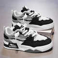 Men's colour-matched board shoes with low-top silhouette and rubber soles in beige, white and yellow, or white and black options