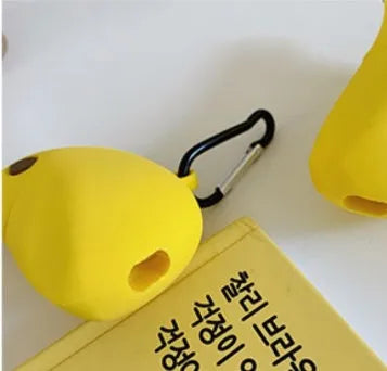 Yellow banana design silicone protective case for AirPods Pro wireless Bluetooth headsets