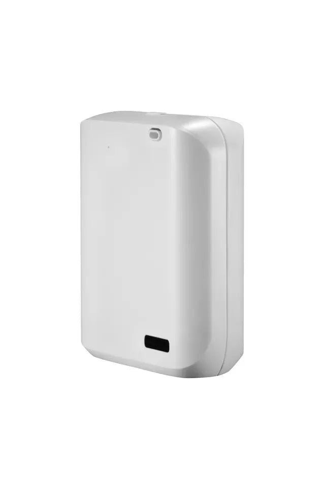 White smart wall mount essential oil diffuser with 150ml tank and app control on smartphone