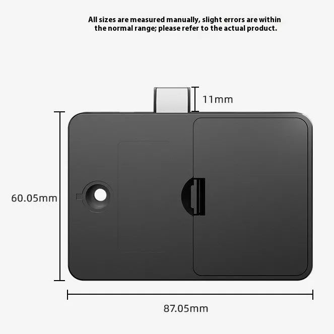 F079 punch-free drawer lock with removable card key for cabinets and wardrobes