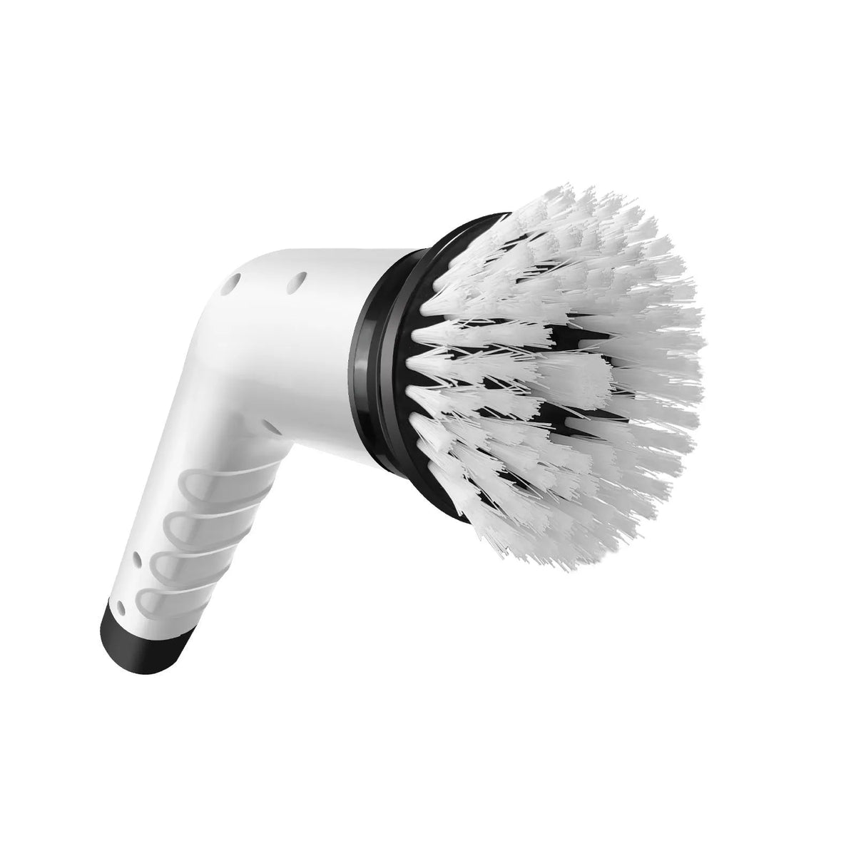 White ABS handheld cleaning ball with rechargeable lithium battery and British Standard plug