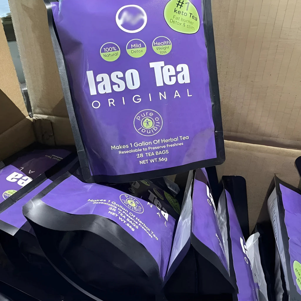 Single bag of sugar-free instant slimming tea utilising cold soaking food technology