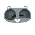 Silicone car cup holder insert for central console stabilisation in grey, tan or pink colour options