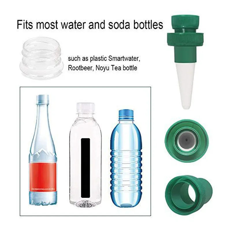 Green ceramic irrigation dripper for cola bottle automatic watering system