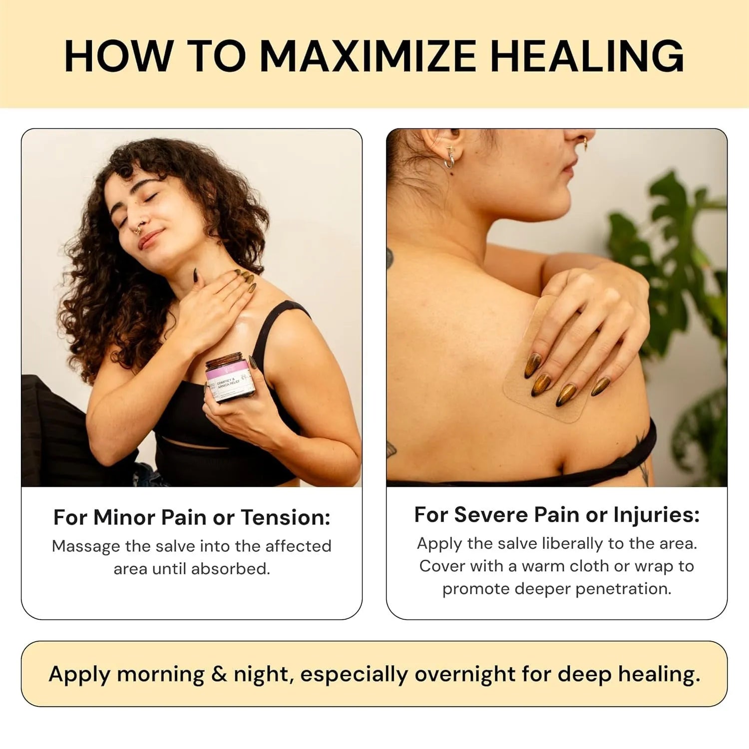 120g tube of no logo muscle and joint pain relief cream for topical application