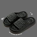 Leaf texture design EVA slippers in multiple colours with non-slip soles