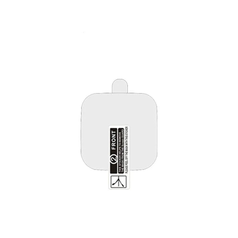 Amazfit Bip S smartwatch with transparent TPU hydrogel screen protector applied