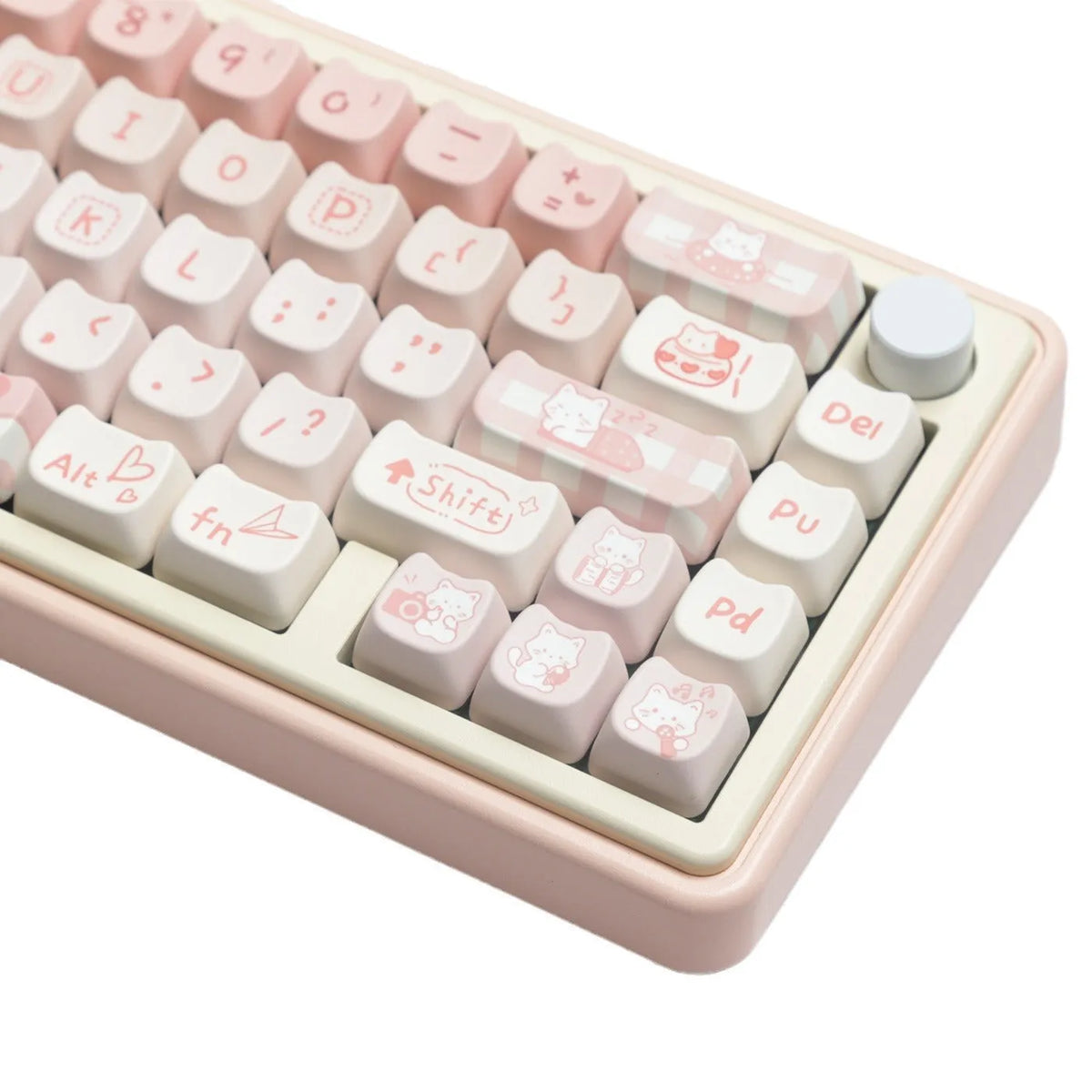 Full set of PBT sublimation key caps for mechanical keyboard with over 98 individual keys