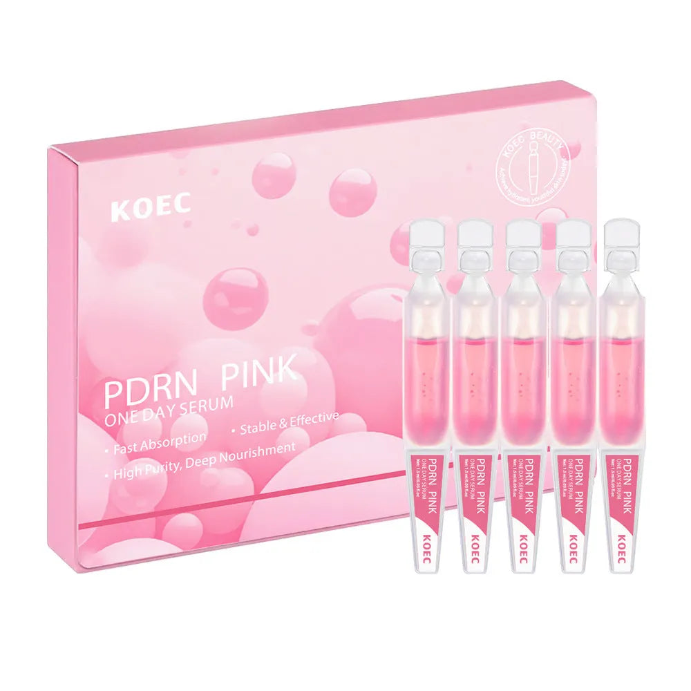 KOEC 10 pack powder polypeptide moisturising essence masks with latex fabric.