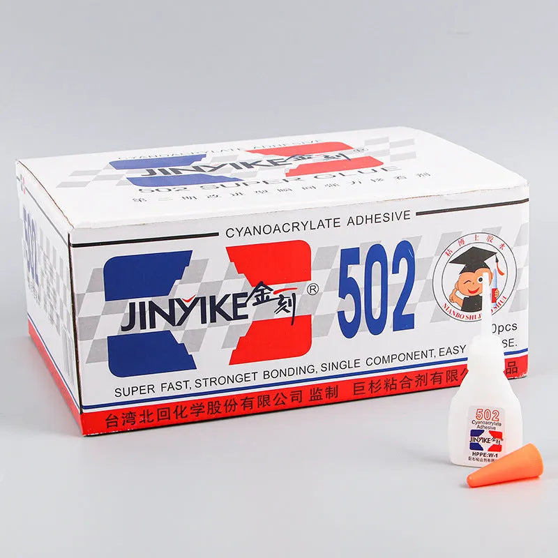 Instant strong adhesive glue tube for shoe repair in 3g and 8g sizes