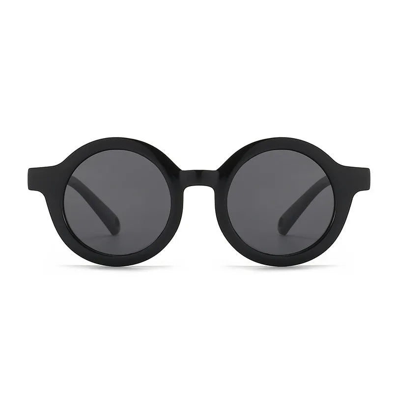 Children's UV400 polarized sunglasses with round frames for ages 0-3 years in multiple colour options