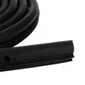 Black rubber sliding door seal for Toyota Hiace high roof, 5-metre length