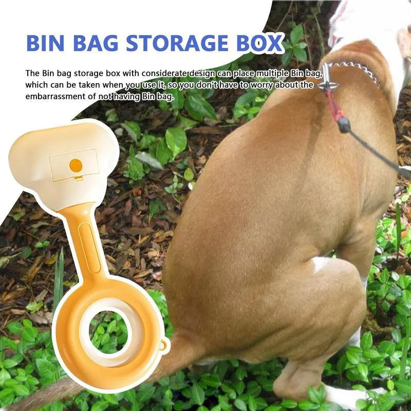 White blue dog pooper scooper with cloud-shaped jaws for outdoor waste cleanup