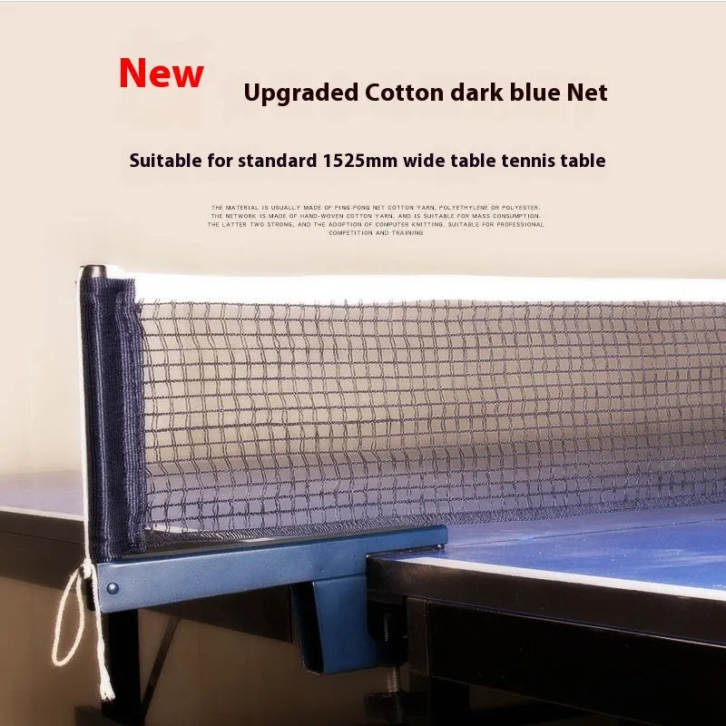Table tennis post set with thickened universal clips for indoor open grid tables