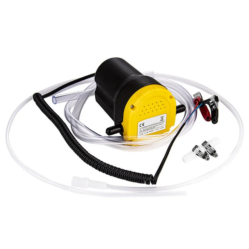 12V electric self-priming oil gear pump with engineering plastic body for engine oil transfer
