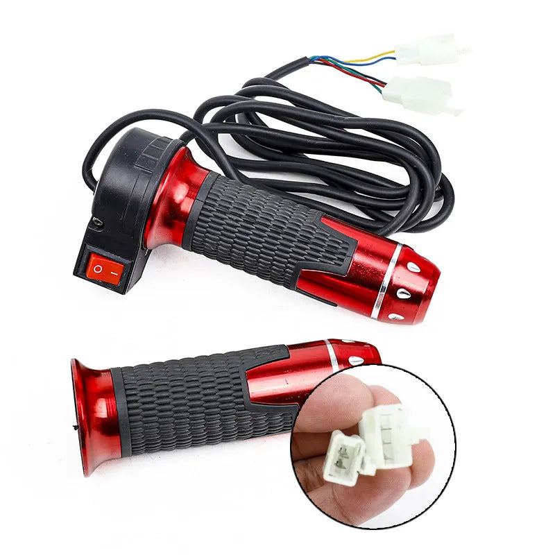 Three-wheel electric car modification accelerator handle with three-speed rotary control and multiple colour options