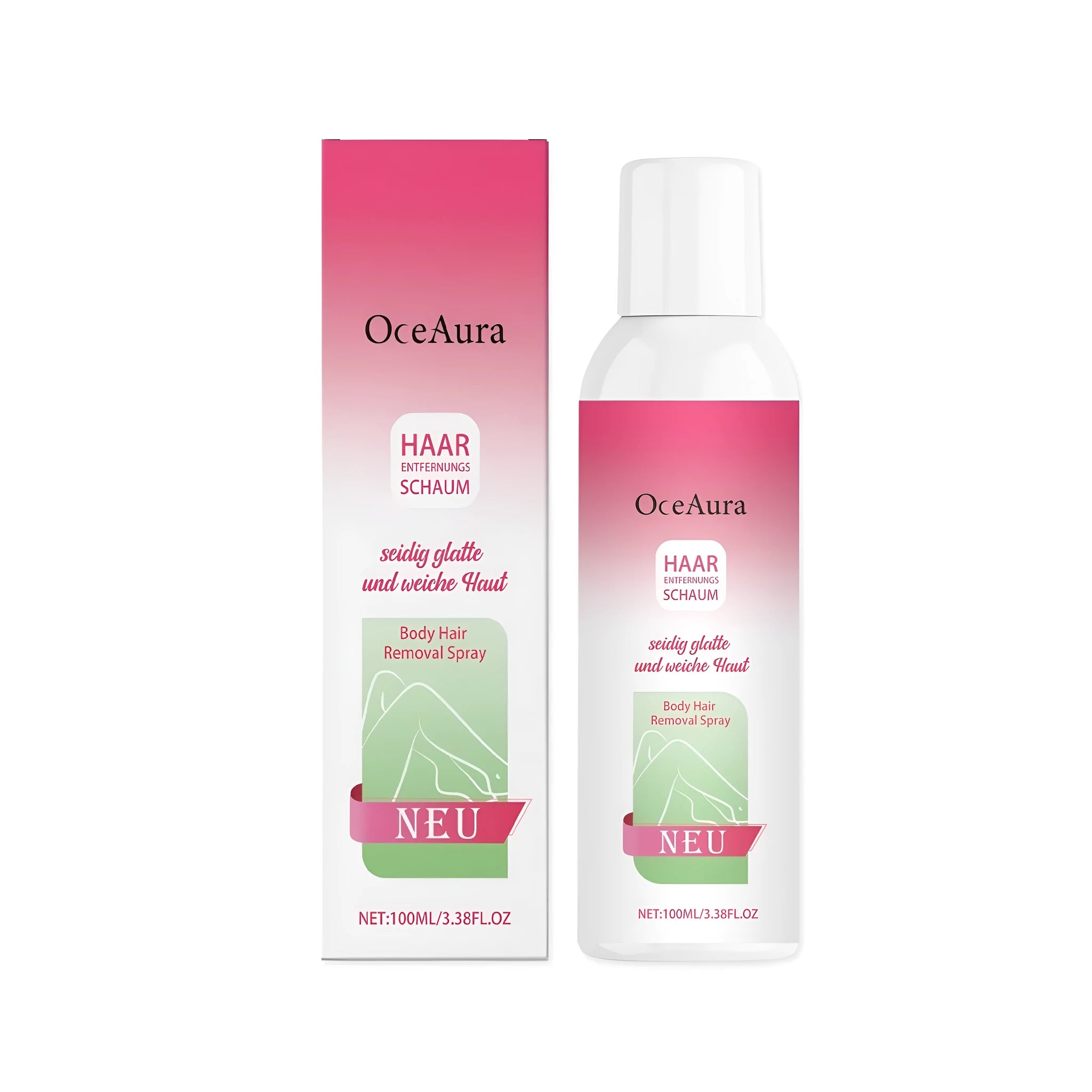 100ml body hair removal spray bottle for facial and body hair