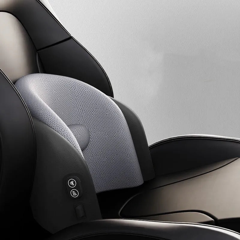 Car seat massage cushion with memory cotton construction in multiple colour options