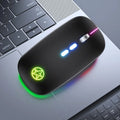 Wireless dual-mode Bluetooth gaming mouse with metal scroll wheel in multiple colour options