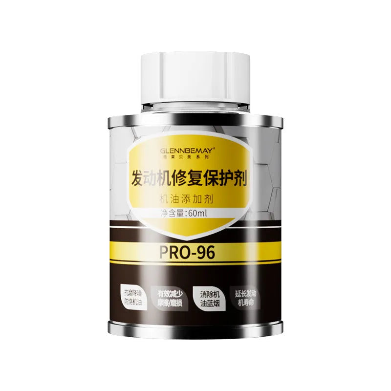 60ml bottle of engine oil anti-wear additive with a white cap.
