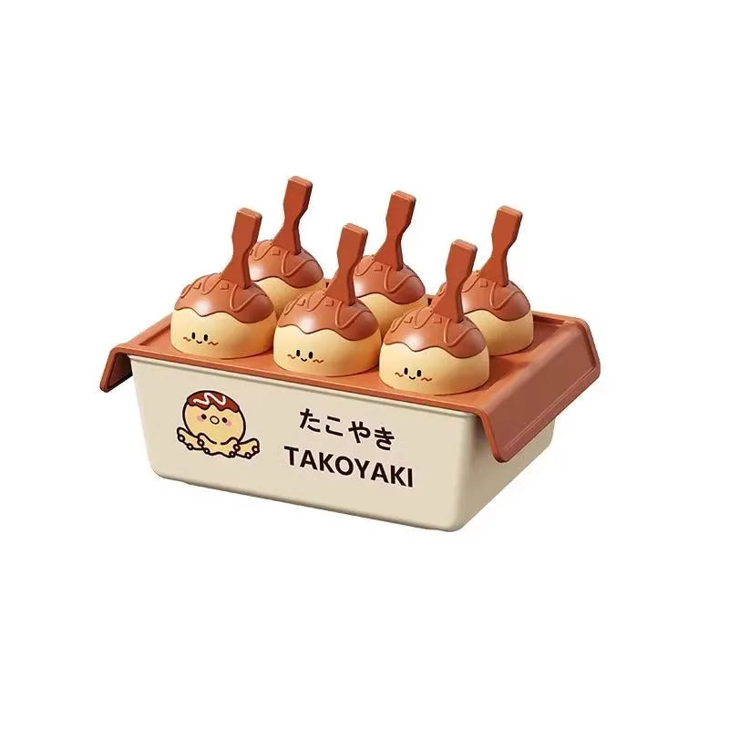 Plastic octopus balls ice cream mould with round cavity design for homemade frozen desserts