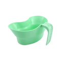 Green plastic gargle cup for bedridden elderly nursing care with modern simplicity design