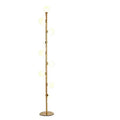 Modern Nordic floor lamp with iron base and marble foundation, 154cm tall with 23cm diameter