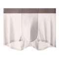 Ice Silk men's graphene antibacterial seamless shorts in bean green colour