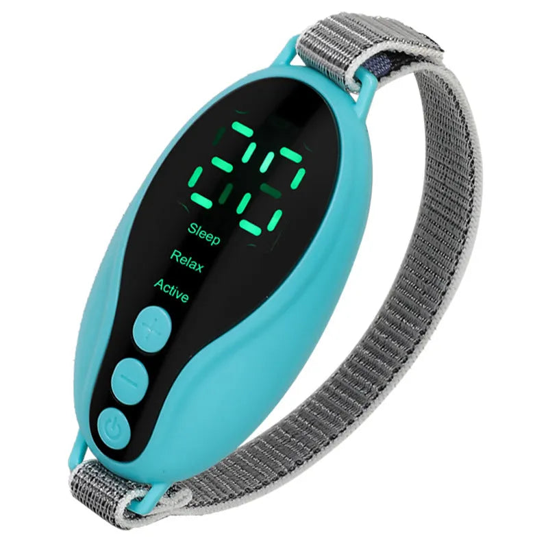 White or blue USB sleep aid instrument with timing function and adjustable wind speed