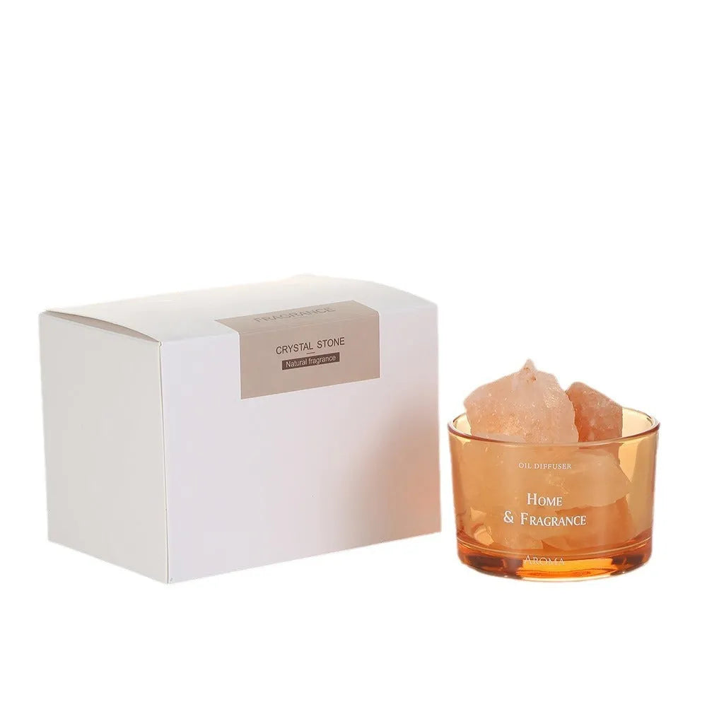 Girls' Light Perfume Crystal aromatherapy set showing diffuser and ten 20ml essential oil bottles.