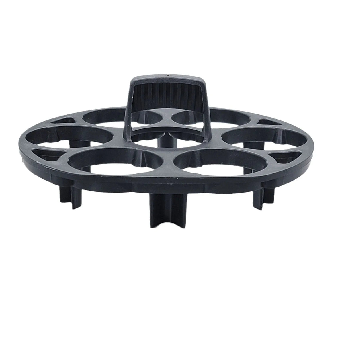 Black plastic egg holder rack for kitchen cooking machines
