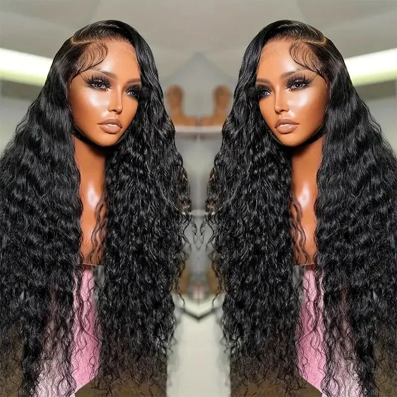 Women's fashion lace wig in small roll wound tube afro styling with side bangs