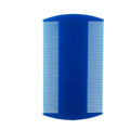 Double-edged plastic lice comb for pets and people in multiple colours