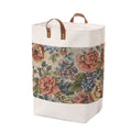 Simple modern fabric storage bag for clothes and quilts in colourful bear pattern, dimensions 35cm x 35cm x 55cm.