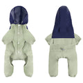 Polyester waterproof dog jacket in khaki, light green, Army Green or orange for small to medium dogs