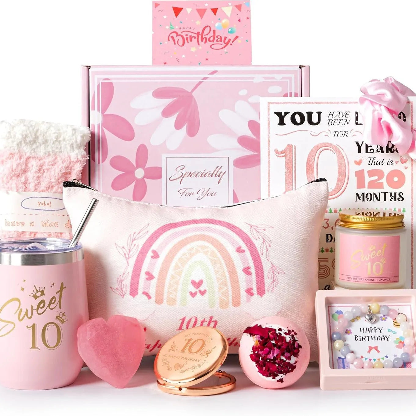 Soy wax aromatherapy candle bath set gift box showing multiple colour options