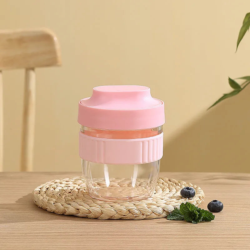 Green purple white pink salad cup with breakfast oat lid and spoon in 480ml or 570ml sizes